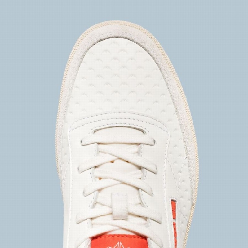 Reebok Club C Men's Shoes White Orange | JDY7319YF