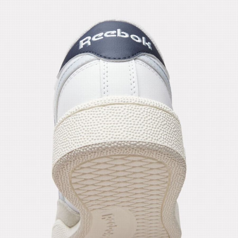 Reebok Club C Revenge Men's Shoes White Blue Navy | RRO7684CN