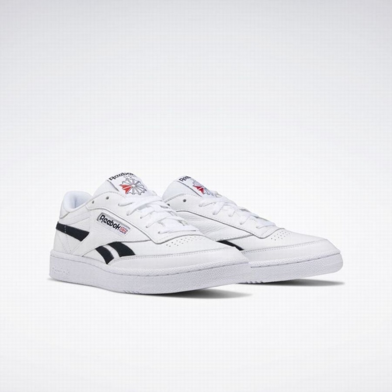 Reebok Club C Revenge Men's Shoes White Black | HKH183GX