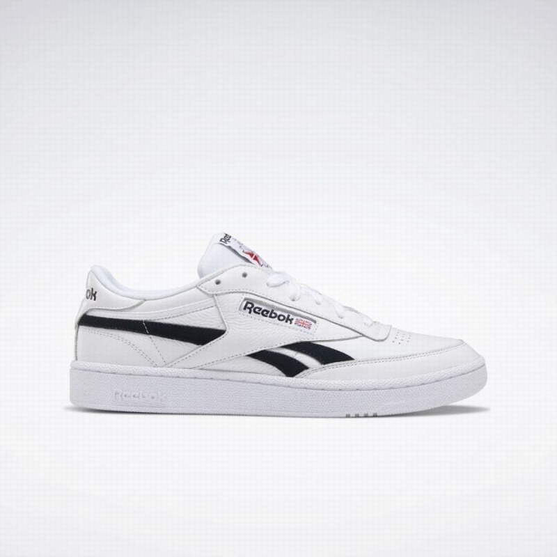 Reebok Club C Revenge Men\'s Shoes White Black | HKH183GX