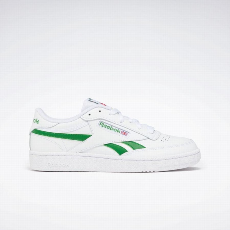 Reebok Club C Revenge Men\'s Shoes White Green | CBZ5881GG