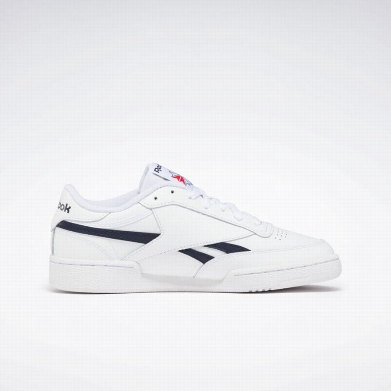 Reebok Club C Revenge Men's Shoes White Navy | SHW1233RV