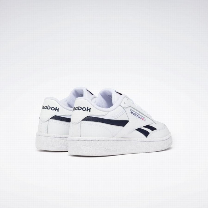 Reebok Club C Revenge Men's Shoes White Navy | SHW1233RV