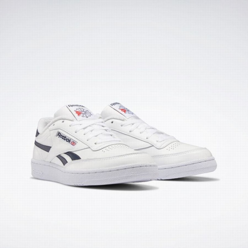 Reebok Club C Revenge Men's Shoes White Navy | BTG936RE