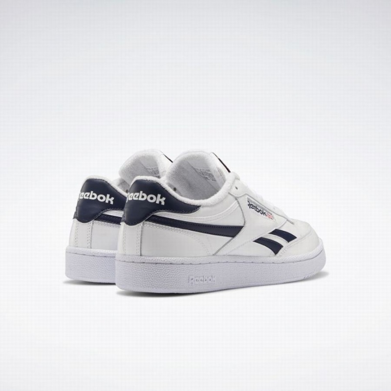 Reebok Club C Revenge Men's Shoes White Navy | BTG936RE