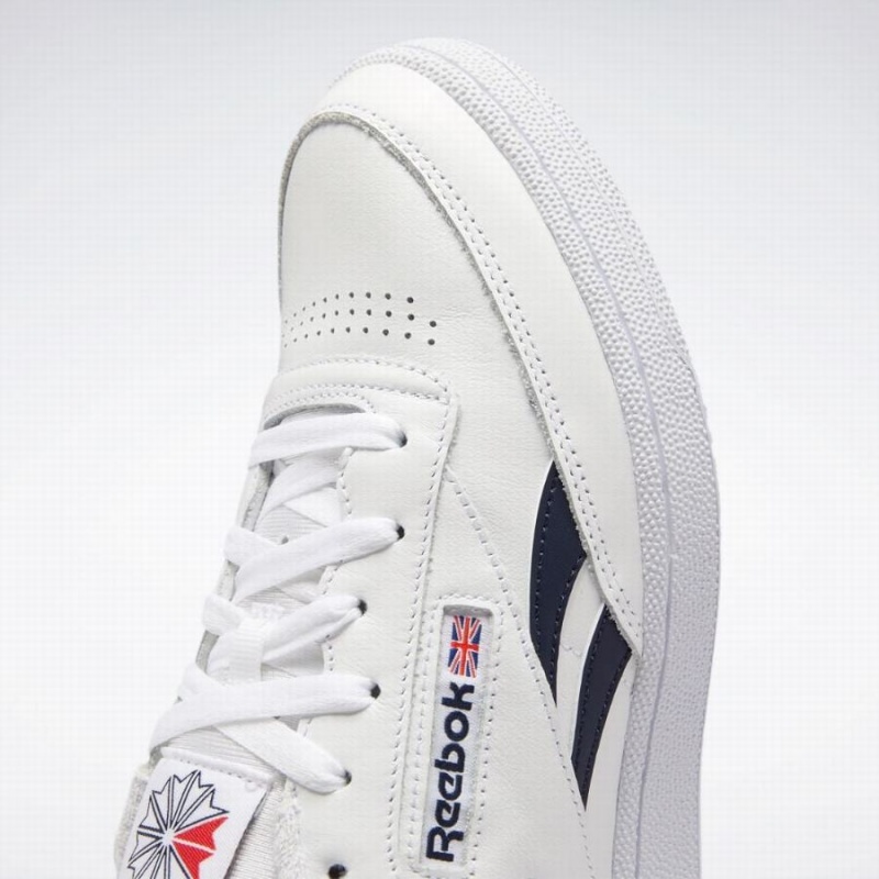 Reebok Club C Revenge Men's Shoes White Navy | BTG936RE