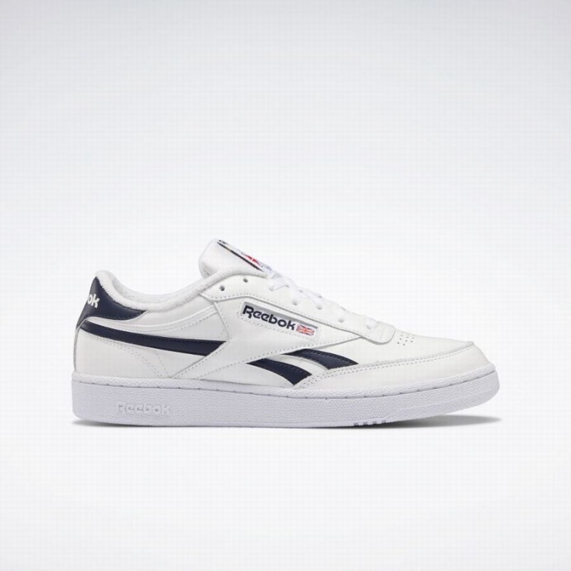 Reebok Club C Revenge Men\'s Shoes White Navy | BTG936RE