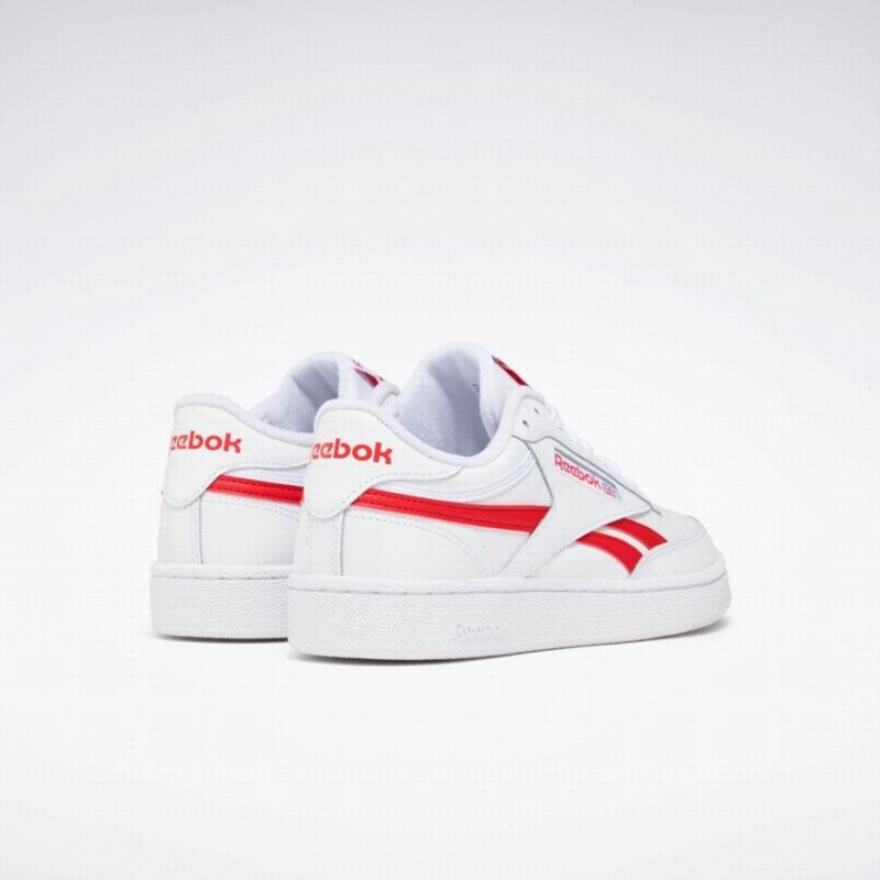 Reebok Club C Revenge Men's Shoes White Red | ZEK9445PS