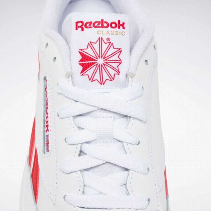 Reebok Club C Revenge Men's Shoes White Red | ZEK9445PS