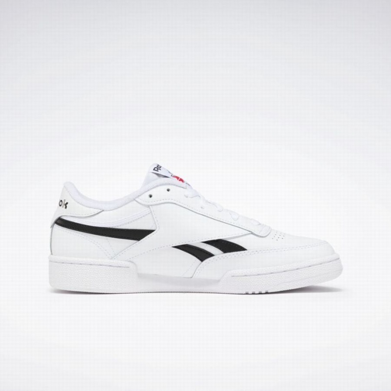 Reebok Club C Revenge Sneaker Men's Shoes White Black | OTT9384DV