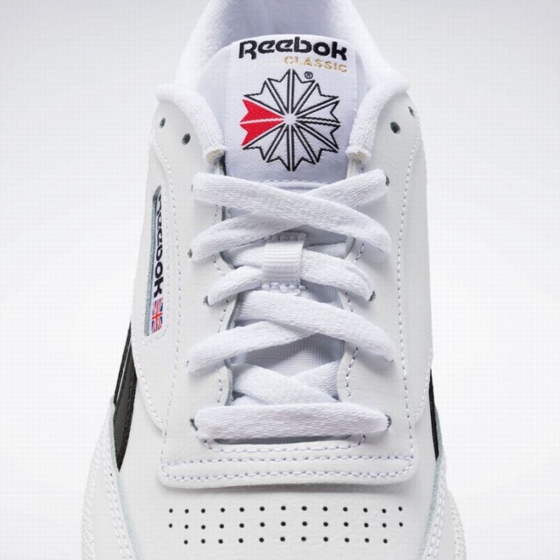 Reebok Club C Revenge Sneaker Men's Shoes White Black | OTT9384DV