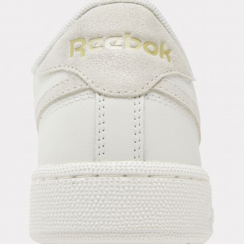 Reebok Club C Revenge Women's Shoes White Gold Metal | ONI1530UN