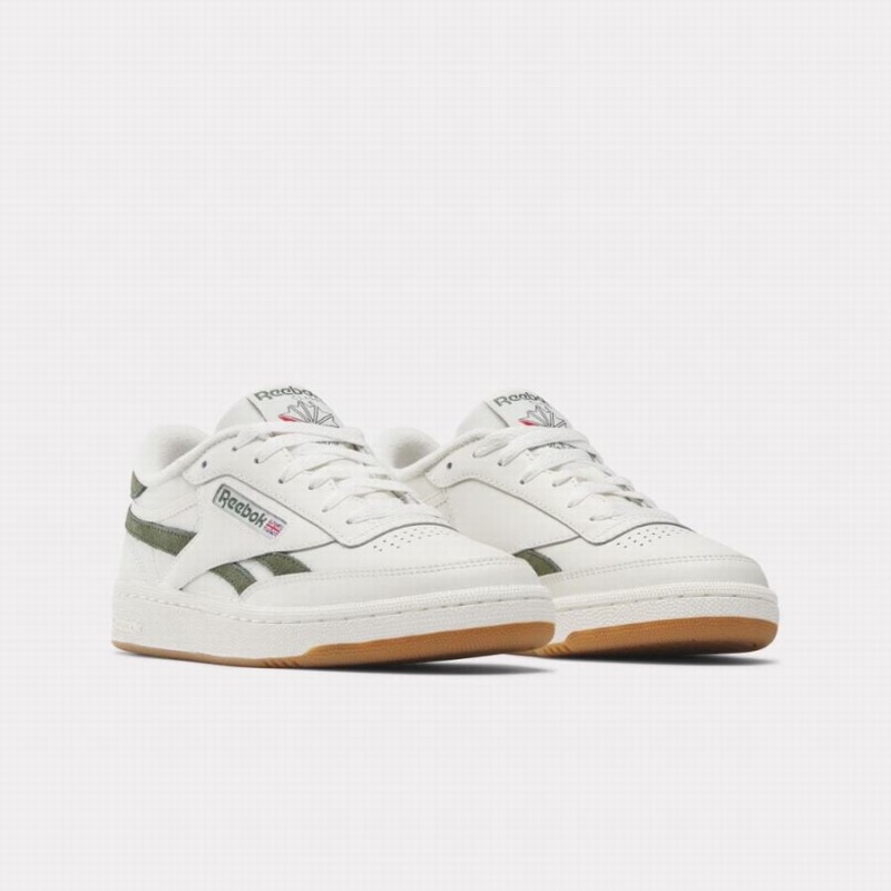 Reebok Club C Revenge Women's Shoes White Green | WOP6363KL