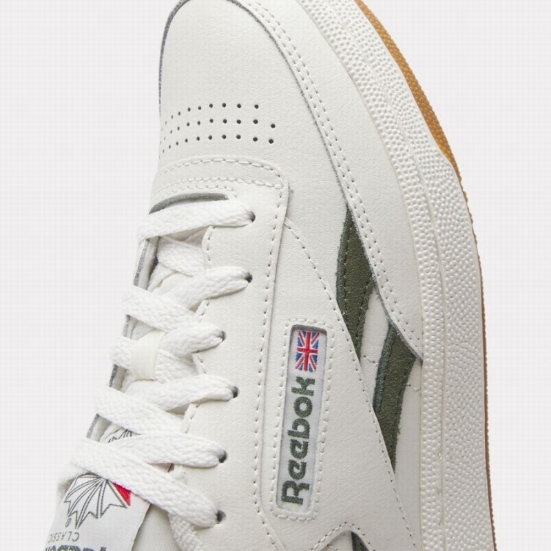 Reebok Club C Revenge Women's Shoes White Green | WOP6363KL