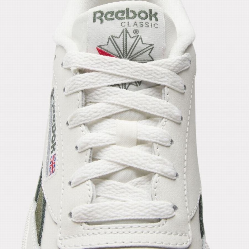 Reebok Club C Revenge Women's Shoes White Green | WOP6363KL