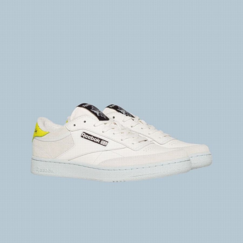 Reebok Club C Women's Shoes White Green | JZE6315JT