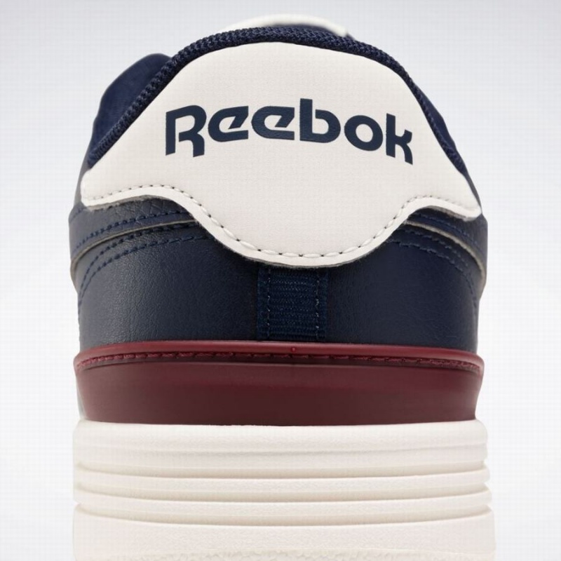 Reebok Court Advance Clip Women's Lifestyle Shoes White Blue Red | LMK9426RB