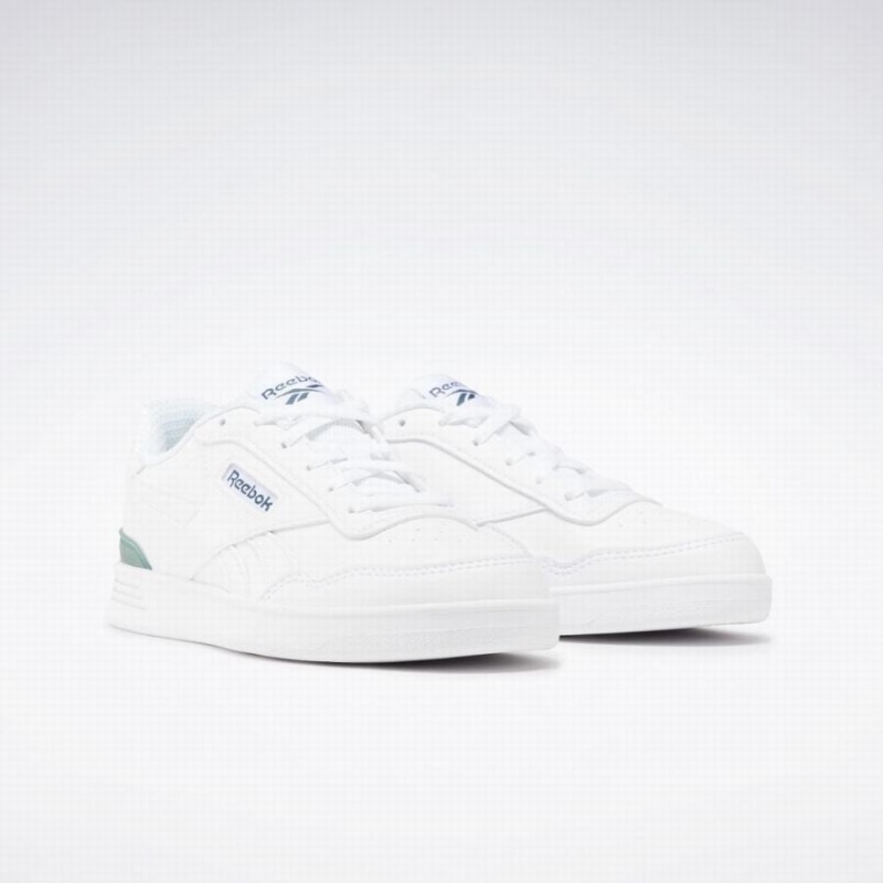 Reebok Court Advance Clip Women's Lifestyle Shoes White Blue | ARY7345VF