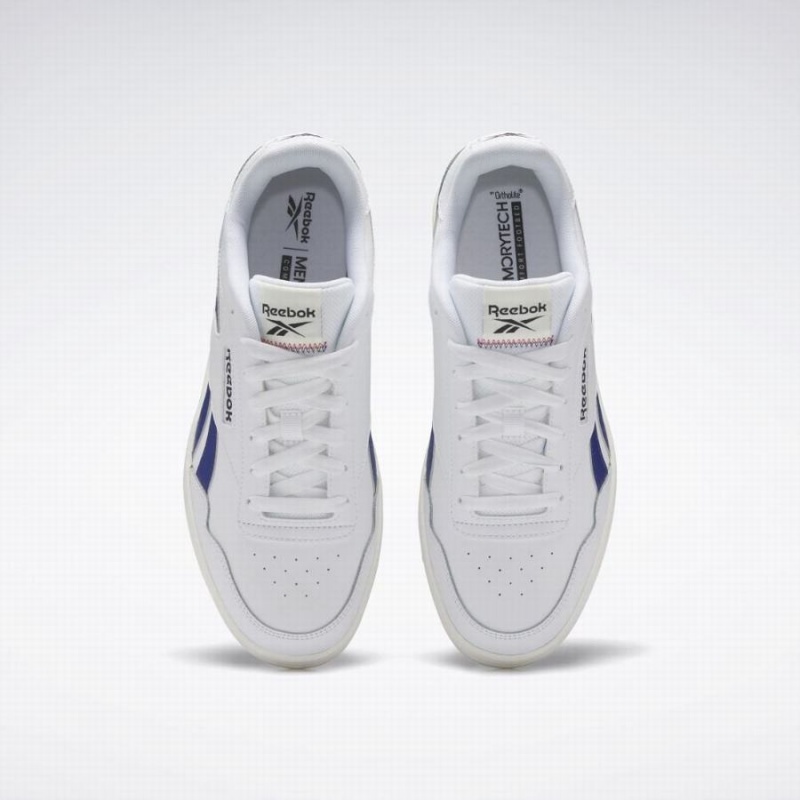 Reebok Court Advance Men's Lifestyle Shoes White Deep Blue | BPQ8891GL