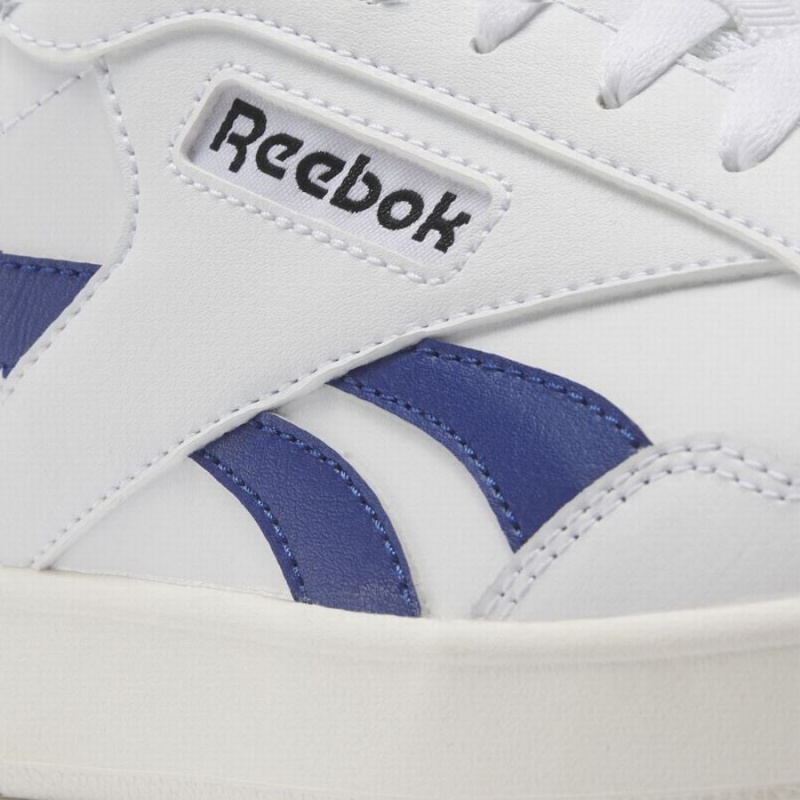 Reebok Court Advance Men's Lifestyle Shoes White Deep Blue | BPQ8891GL