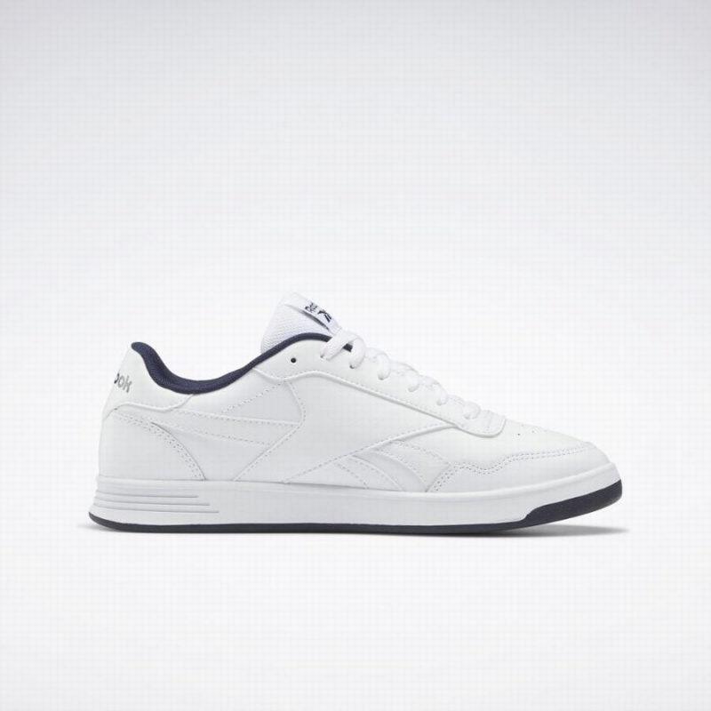 Reebok Court Advance Men's Lifestyle Shoes White Navy | FEF6978TU