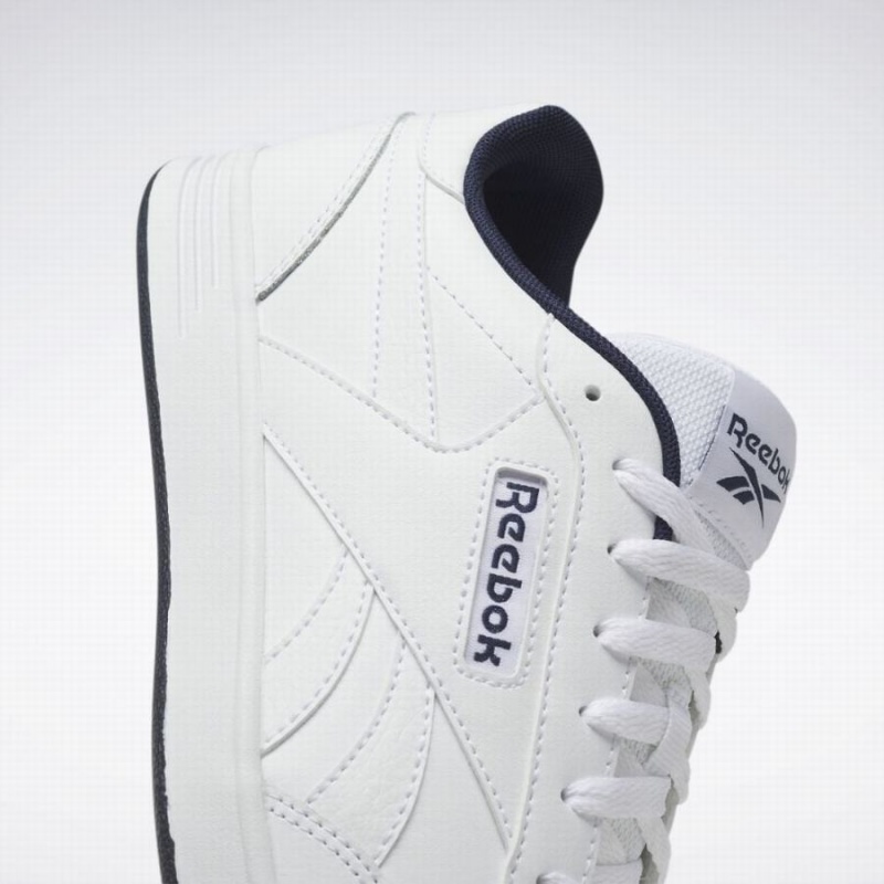 Reebok Court Advance Men's Lifestyle Shoes White Navy | FEF6978TU