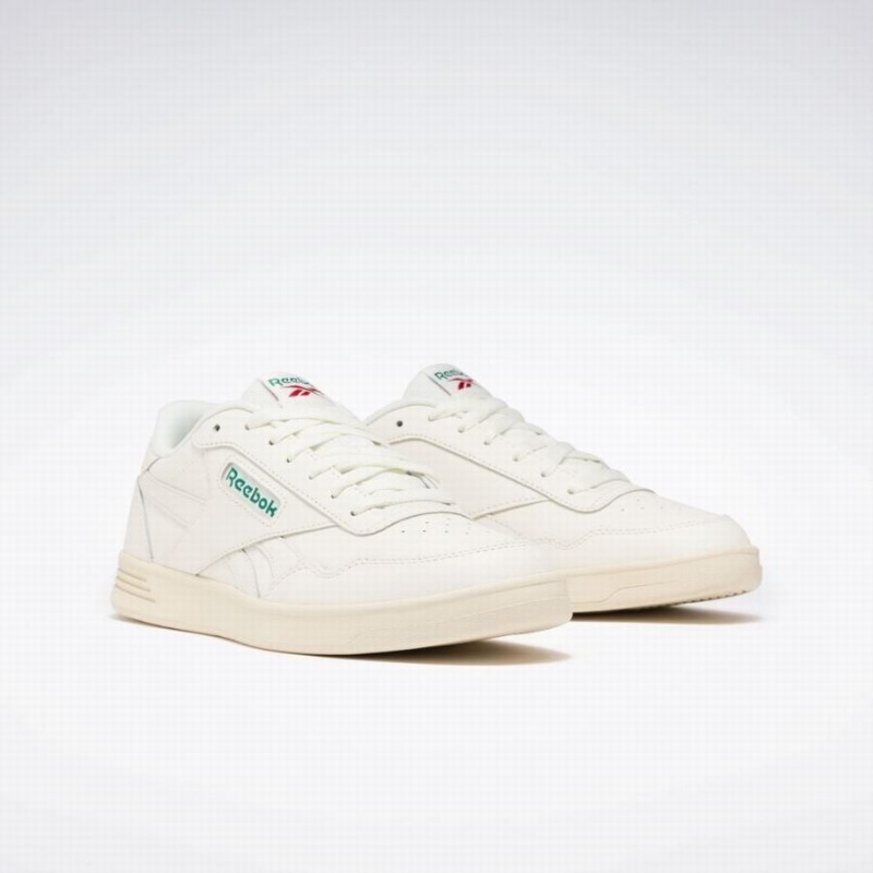 Reebok Court Advance Men's Lifestyle Shoes White Dark Green Red | CDN6056LV