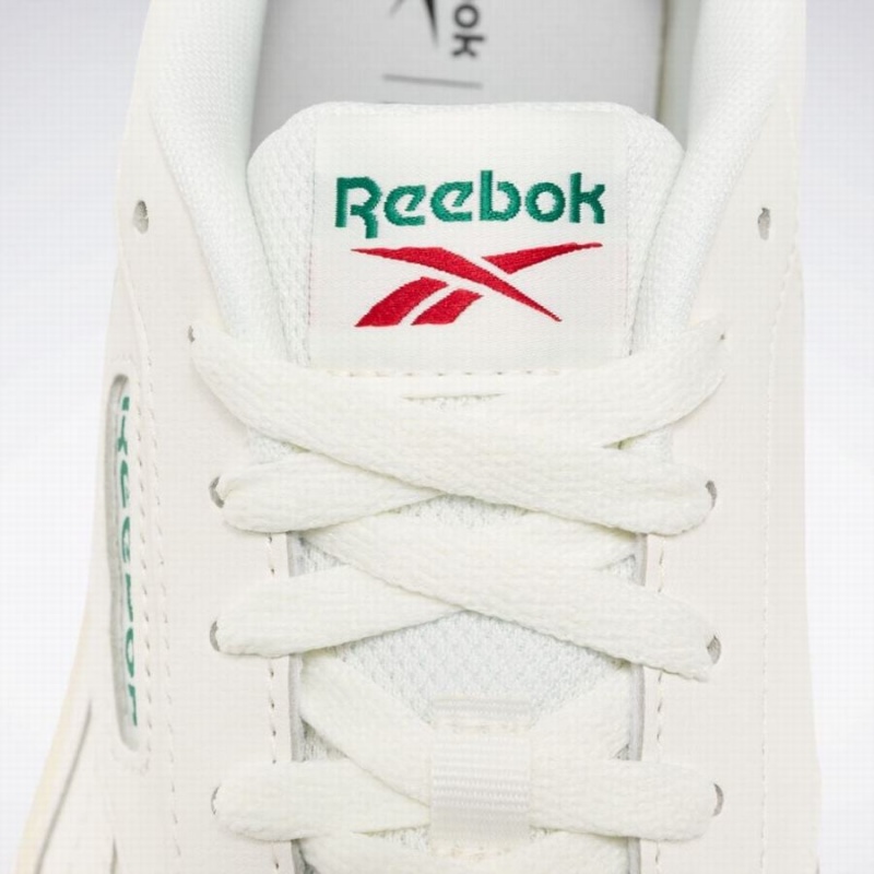 Reebok Court Advance Men's Lifestyle Shoes White Dark Green Red | CDN6056LV