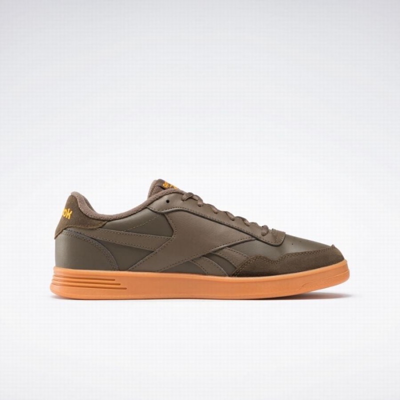 Reebok Court Advance Men's Lifestyle Shoes Brown Orange | DCY1240HP