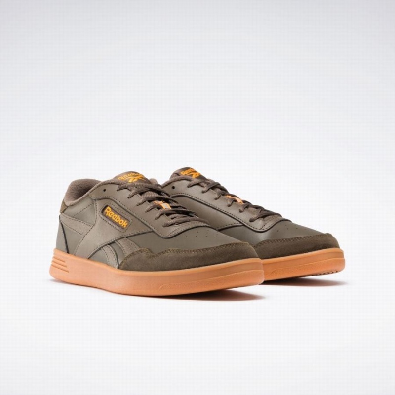 Reebok Court Advance Men's Lifestyle Shoes Brown Orange | DCY1240HP