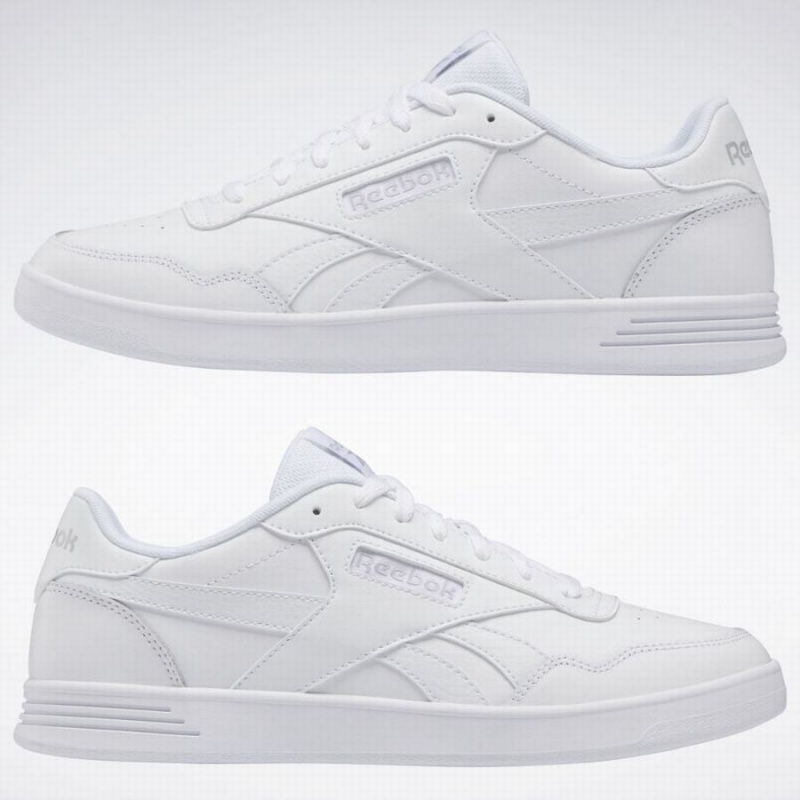 Reebok Court Advance Men's Lifestyle Shoes White Grey | BAI8417ID