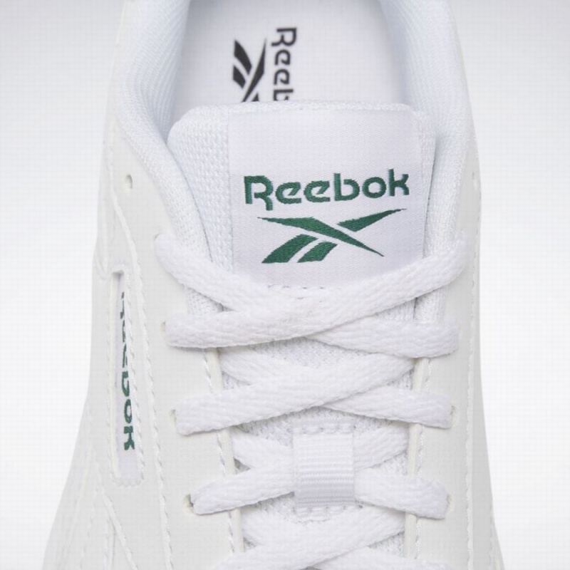 Reebok Court Advance Women's Lifestyle Shoes White Green | WQO6659AE