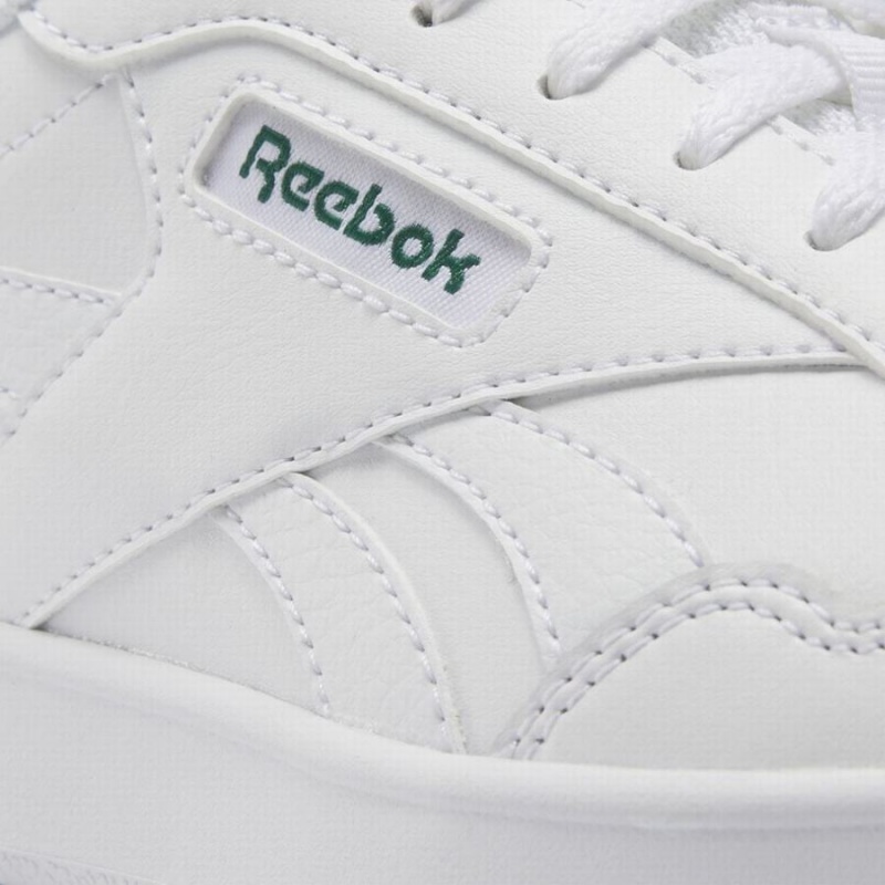 Reebok Court Advance Women's Lifestyle Shoes White Green | WQO6659AE