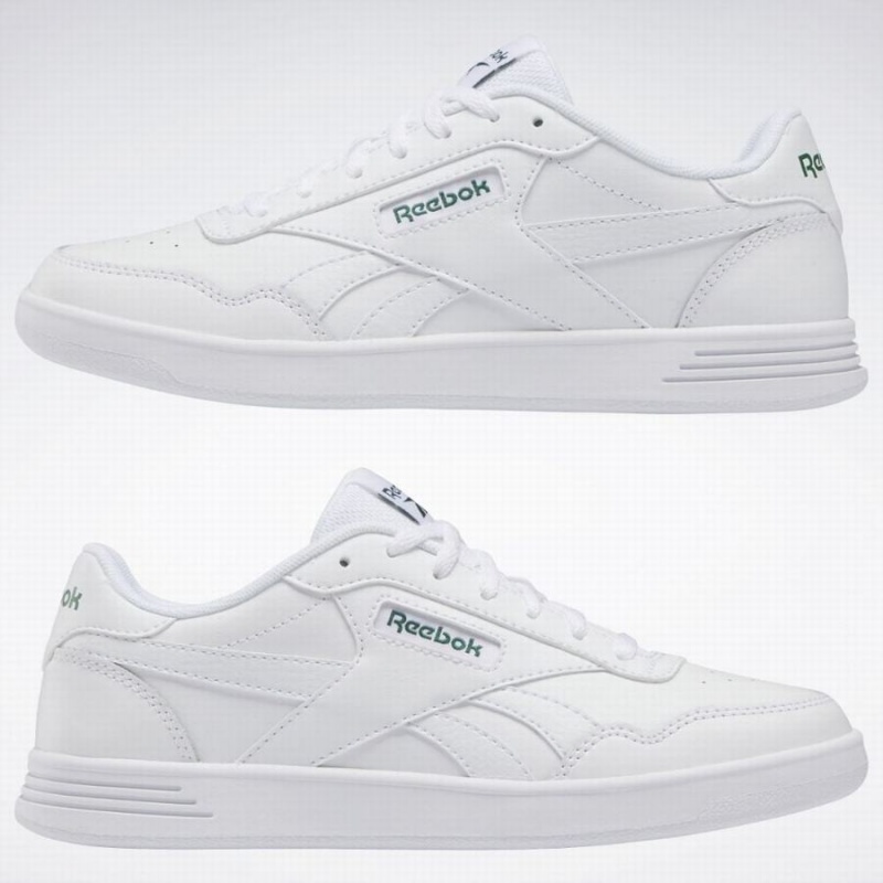 Reebok Court Advance Women's Lifestyle Shoes White Green | WQO6659AE