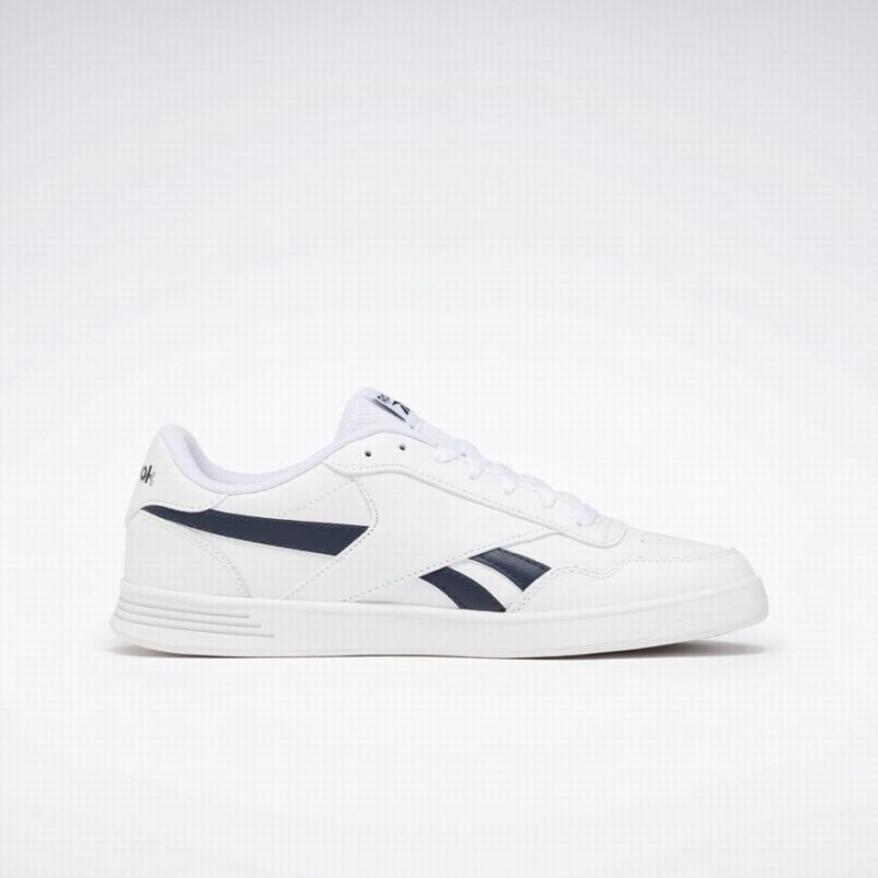 Reebok Court Advance Women's Lifestyle Shoes White Navy | GKF5150RW