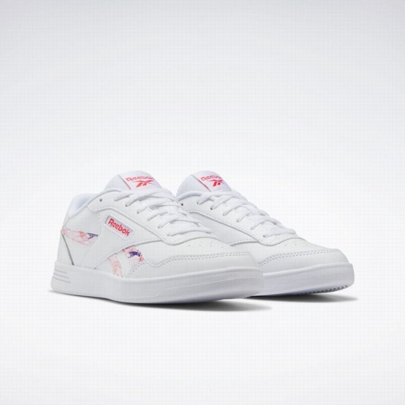 Reebok Court Advance Women's Lifestyle Shoes White Pink | XYG2340UT