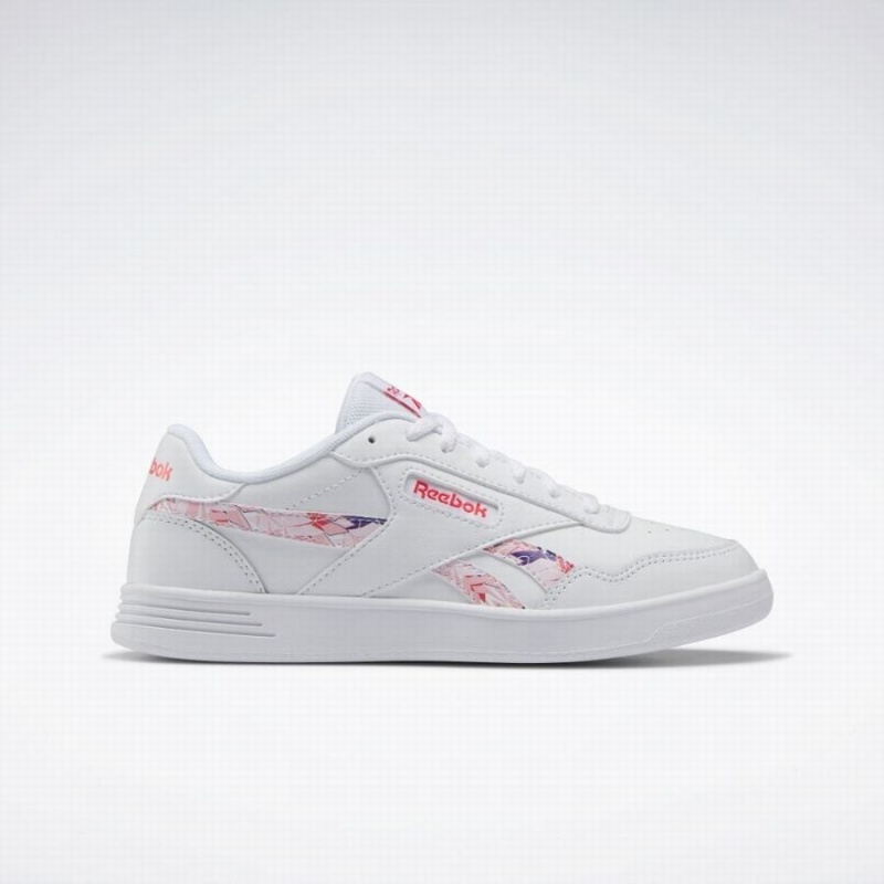 Reebok Court Advance Women\'s Lifestyle Shoes White Pink | XYG2340UT