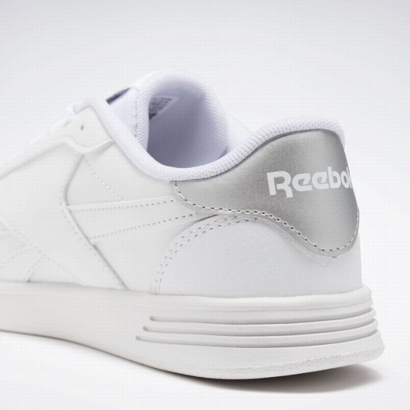 Reebok Court Advance Women's Lifestyle Shoes White Silver Metal | BKA11100ZZ