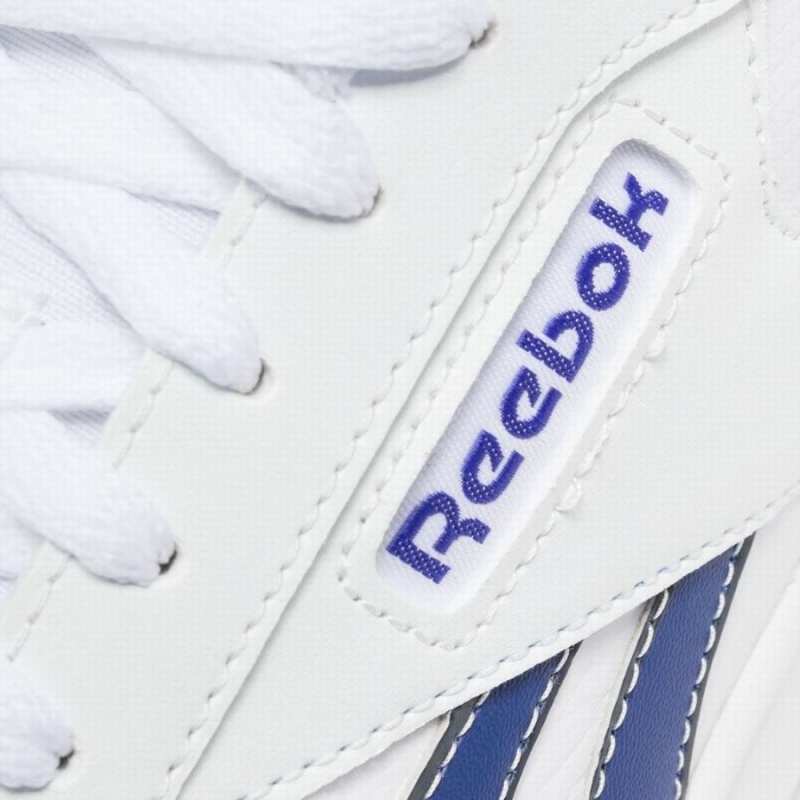 Reebok Court Advance Women's Lifestyle Shoes White Deep Blue Navy | EOH1836NZ