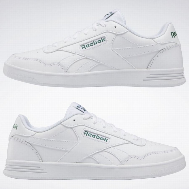 Reebok Court Advance Women's Lifestyle Shoes White Green | AYD7627SL