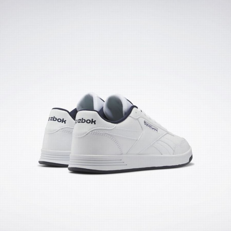 Reebok Court Advance Women's Lifestyle Shoes White Navy | MQO1832AF