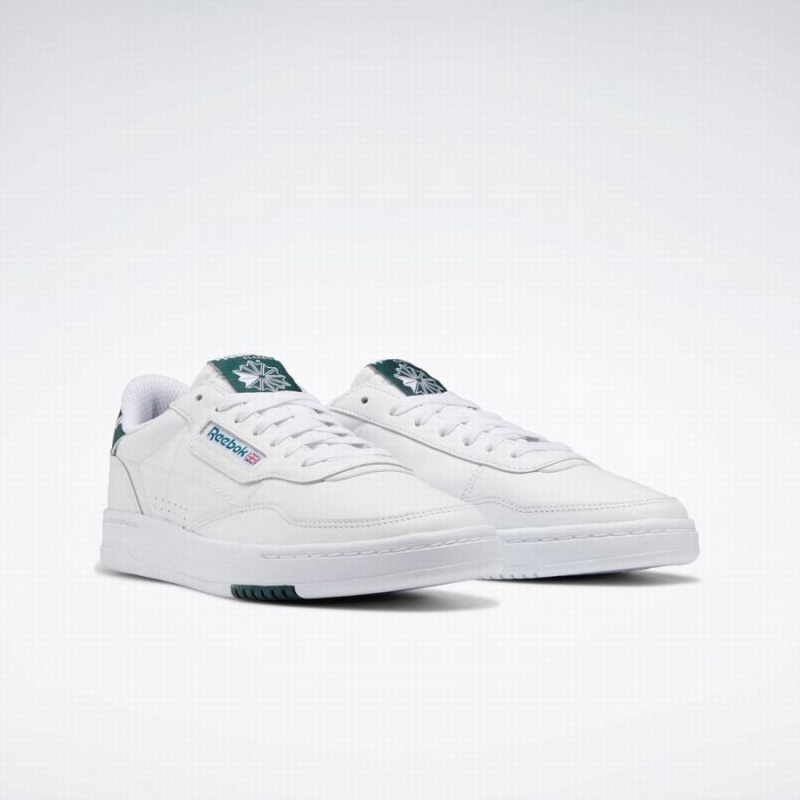 Reebok Court Peak Men's Lifestyle Shoes White Green | PMH6677QH