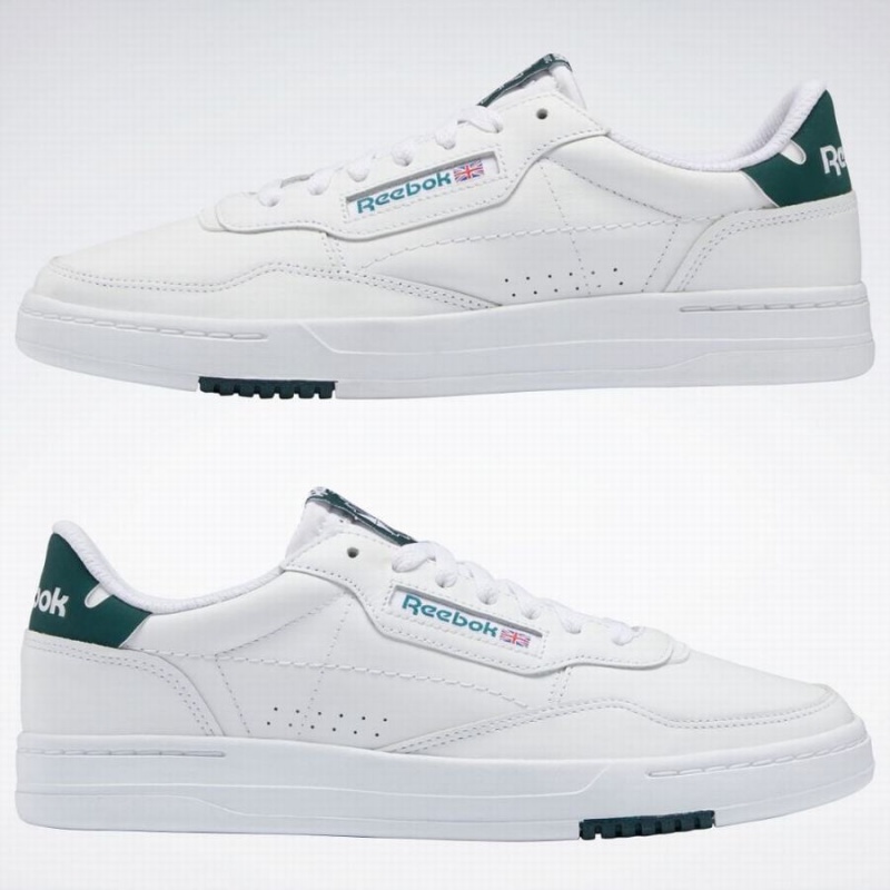 Reebok Court Peak Men's Lifestyle Shoes White Green | PMH6677QH