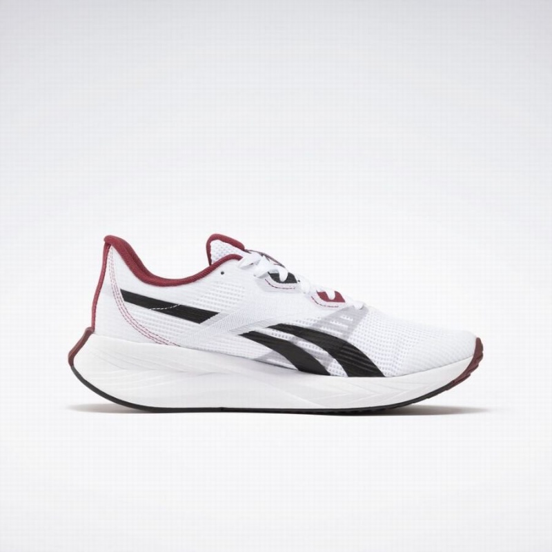 Reebok Energen Tech Plus Men's Running Shoes White Burgundy Black | RCW5849VU