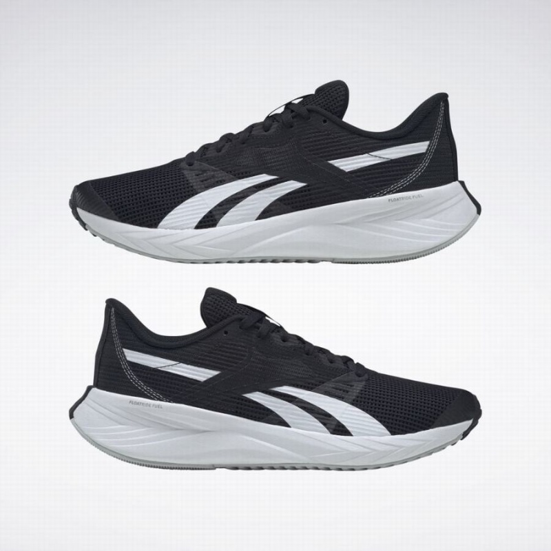 Reebok Energen Tech Plus Men's Running Shoes Black White Grey | HZY976PV