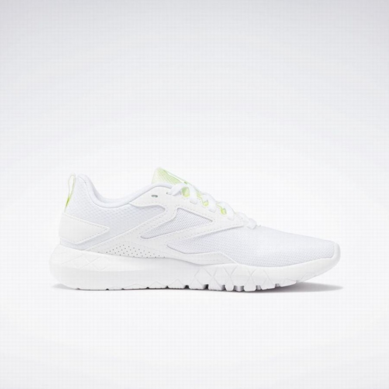 Reebok Flexagon Energy 4 Women's Training Shoes White Light Green | UMN9769VZ