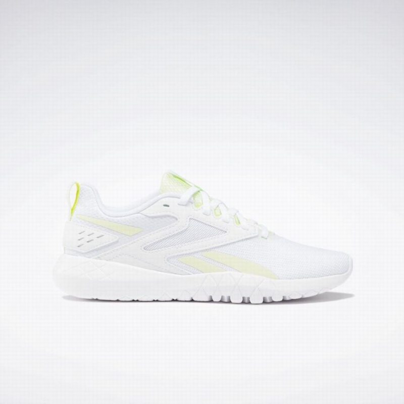 Reebok Flexagon Energy 4 Women\'s Training Shoes White Light Green | UMN9769VZ