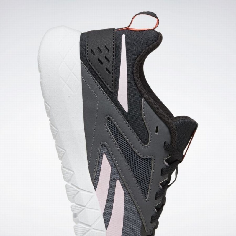 Reebok Flexagon Energy 4 Women's Training Shoes Black Grey Pink | LKW6189QM