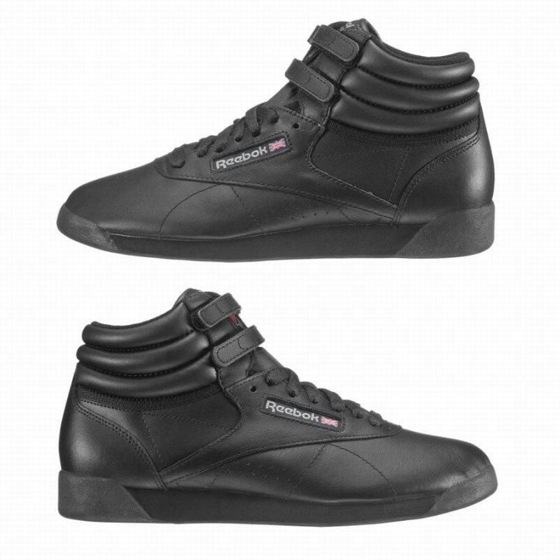 Reebok Freestyle Hi Women's Lifestyle Shoes Black | AAE6480QU