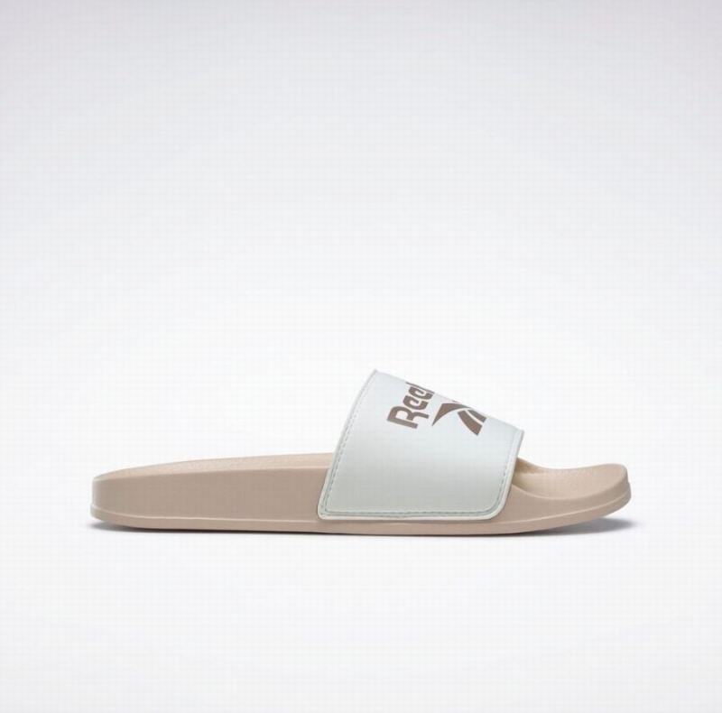 Reebok Fulgere Women\'s Slides White Brown | WUK554ME